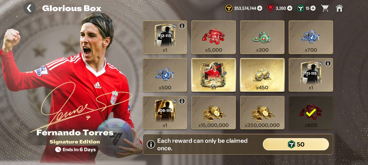 Panduan Event Glorious Eras FC Mobile 26