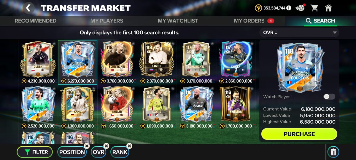 GK Terbaik FC Mobile 26 - Peringkat 10 Kiper Teratas