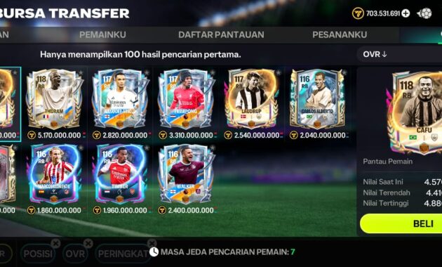 RB Terbaik di FC Mobile 26