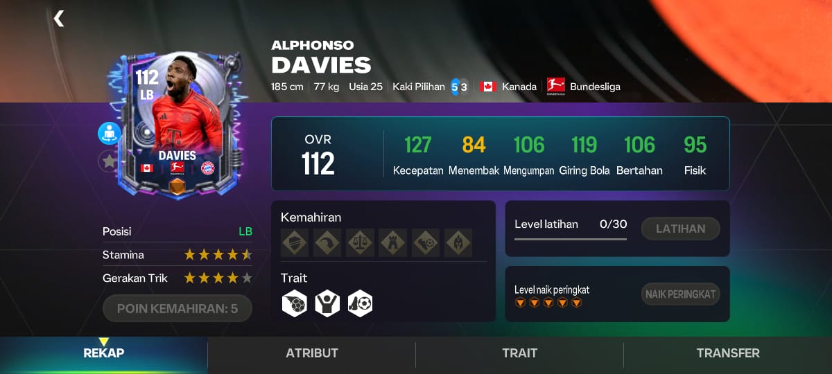 LB Terbaik di FC Mobile 26