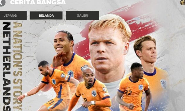 Jawaban Momen Oranje Event A Nation’s Story: Netherlands FC Mobile