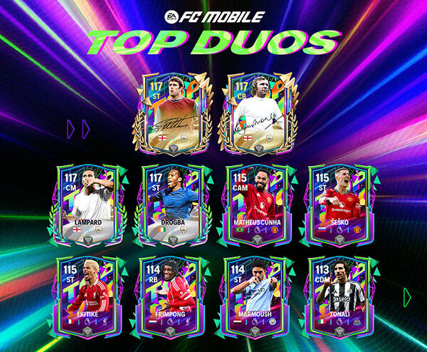 Top Duos FC Mobile: Duo Pemain Terbaik yang Wajib Kamu Pilih di Event Ini
