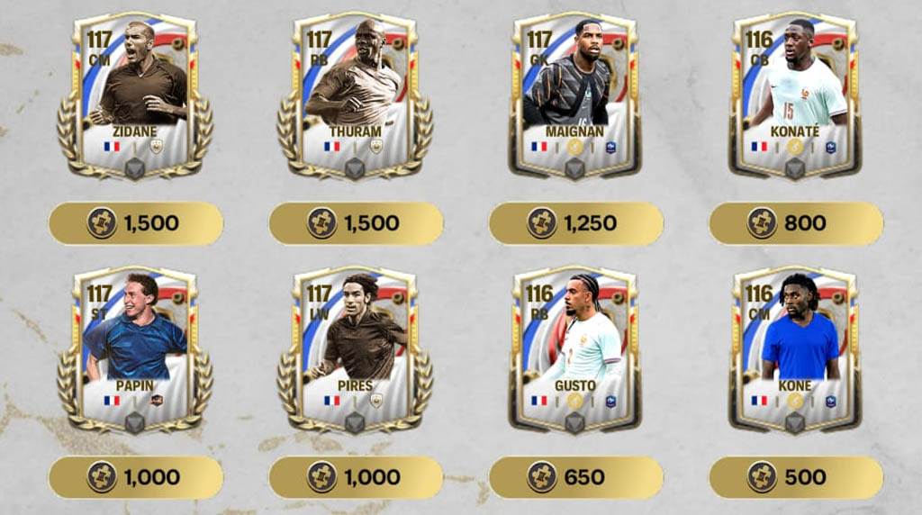 Panduan A Nation’s Story France di FC Mobile